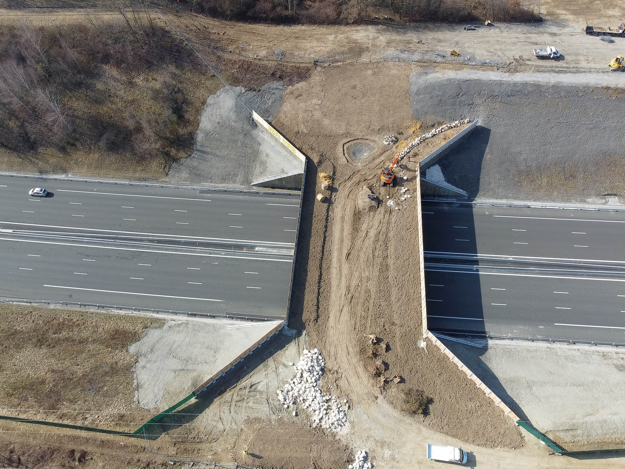 Passages à grande faune sur le réseau APRR