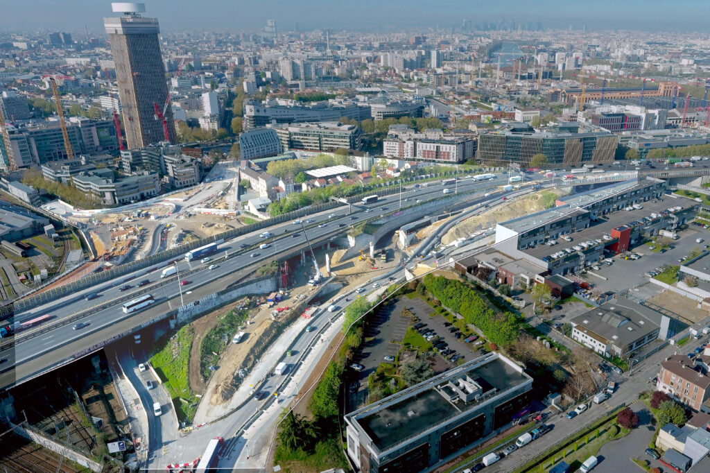 Echangeur Pleyel et Porte de Paris